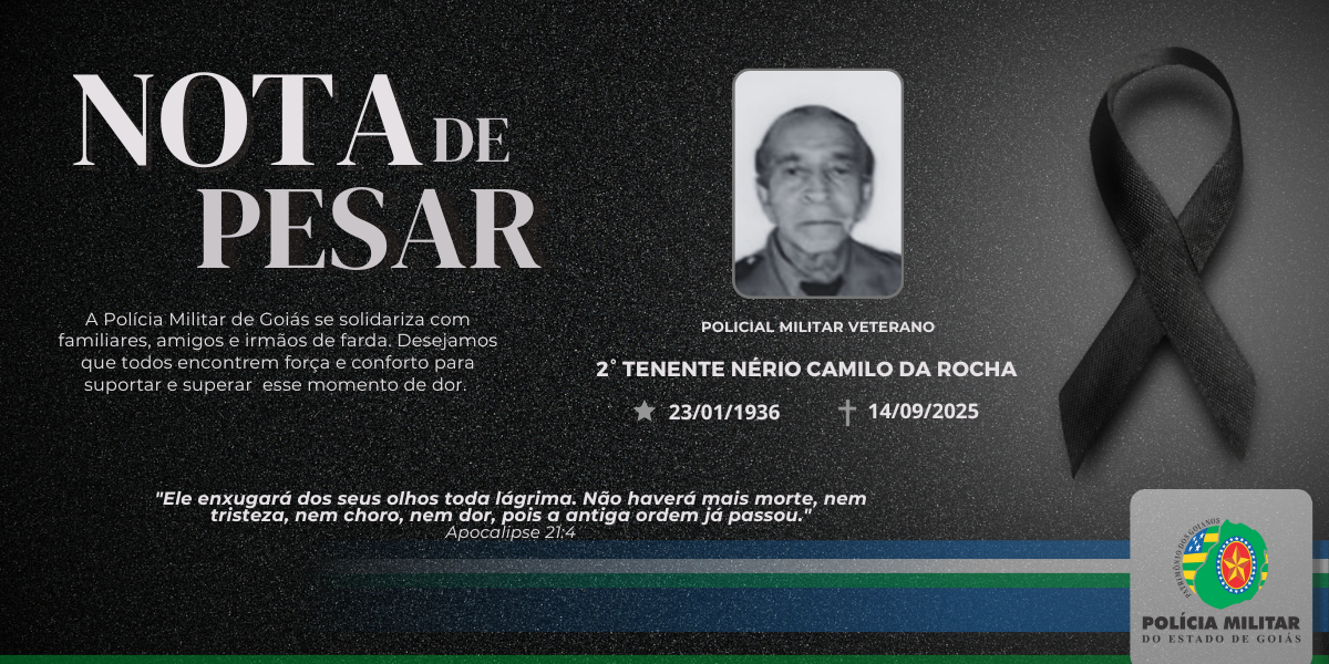 🕊️ NOTA DE FALECIMENTO