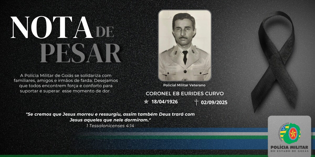 NOTA DE FALECIMENTO – CORONEL EB EURIDES CURVO