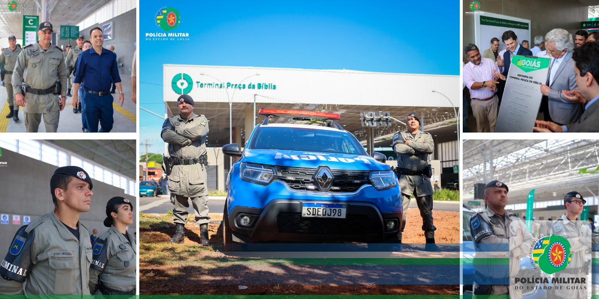 PMGO PARTICIPA DA ENTREGA DO NOVO TERMINAL DA PRAÇA DA BÍBLIA EM GOIÂNIA