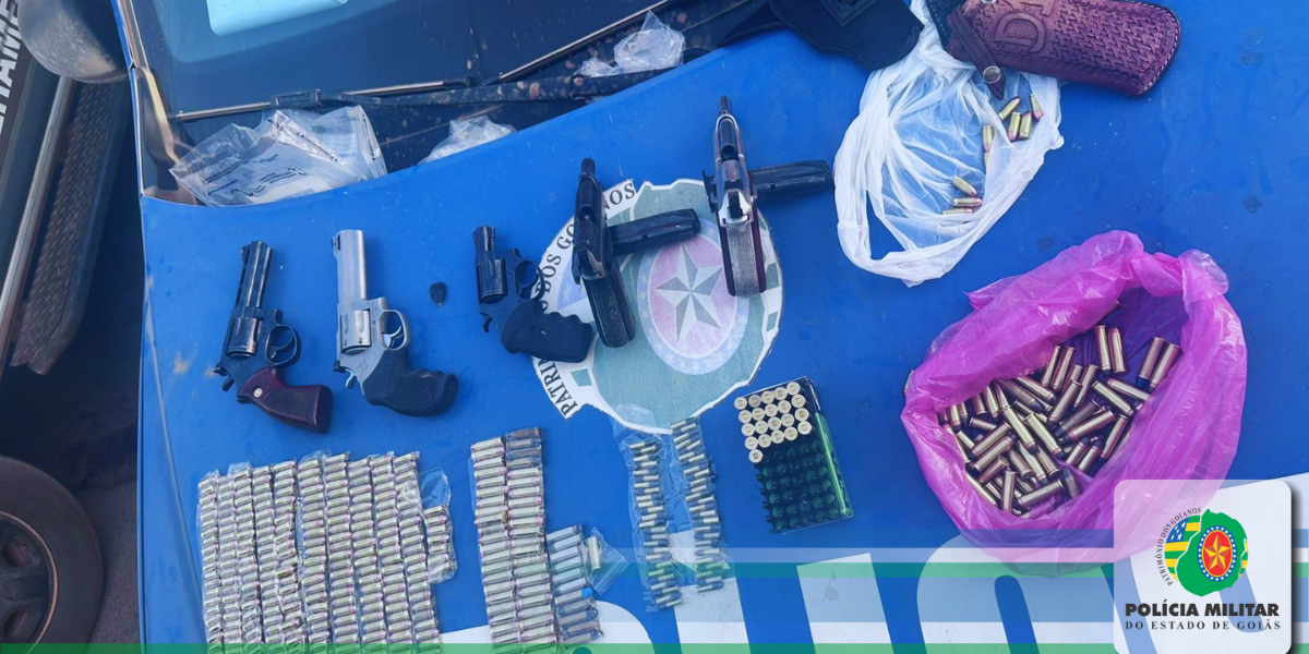 OPERAÇÃO INTEGRADA ENTRE 36ª CIPM E BPM RURAL RESULTA NA APREENSÃO DE ARMAS DE FOGO