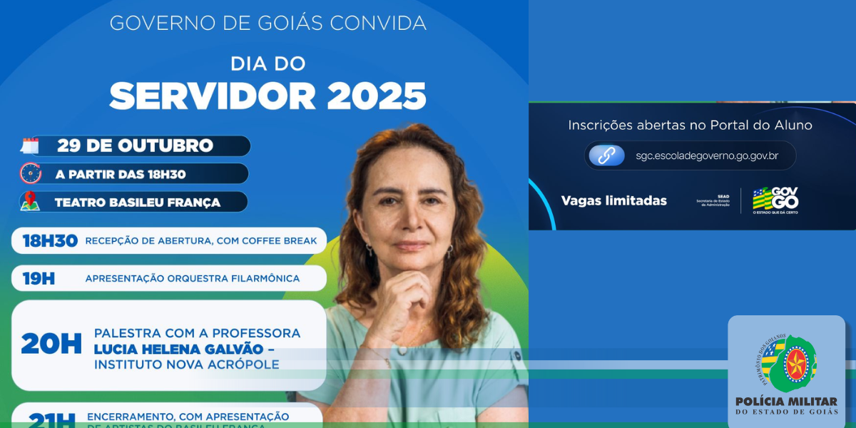GOVERNO DE GOIÁS CONVIDA – DIA DO SERVIDOR PÚBLICO