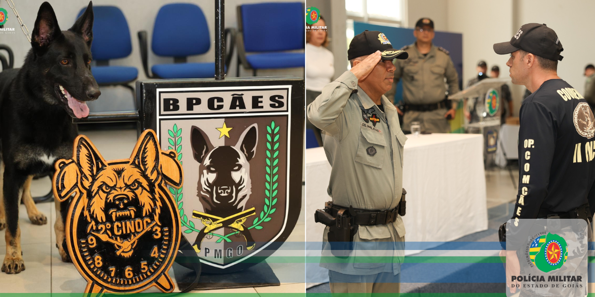 PMGO REALIZA AULA INAUGURAL DO 2º CINOC – CURSO DE CINOTECNIA E OPERAÇÕES COM CÃES