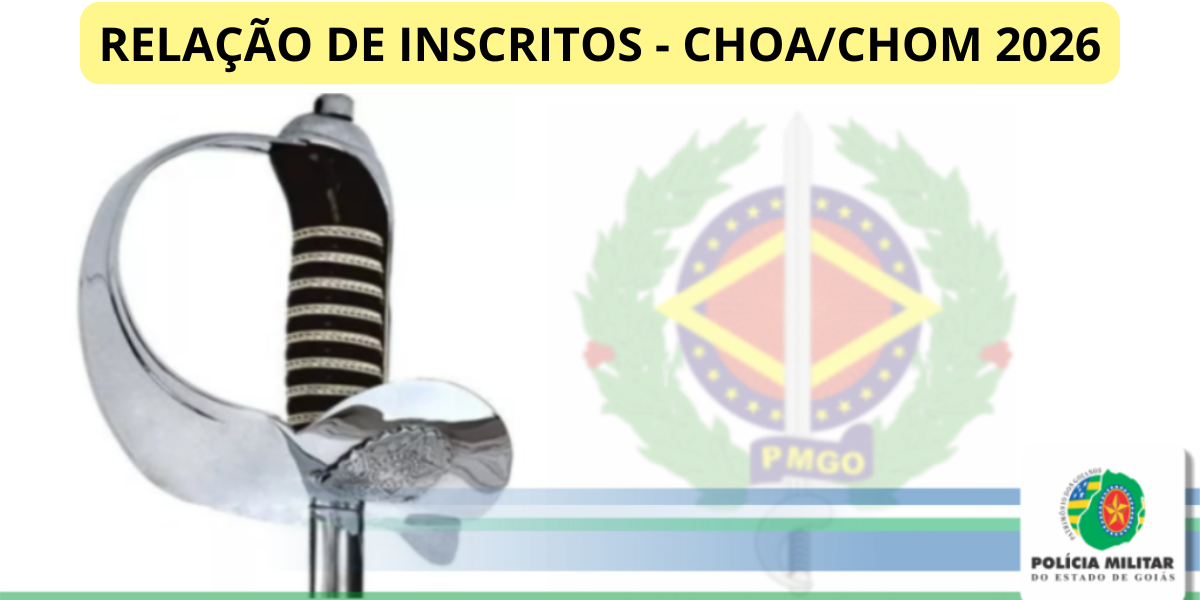 RELAÇÃO DE INSCRITOS – CHOA/CHOM 2026