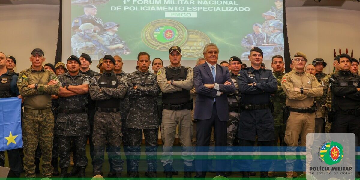 1° FÓRUM MILITAR NACIONAL DE POLICIAMENTO ESPECIALIZADO REÚNE FORÇAS DE SEGURANÇA EM GOIÁS