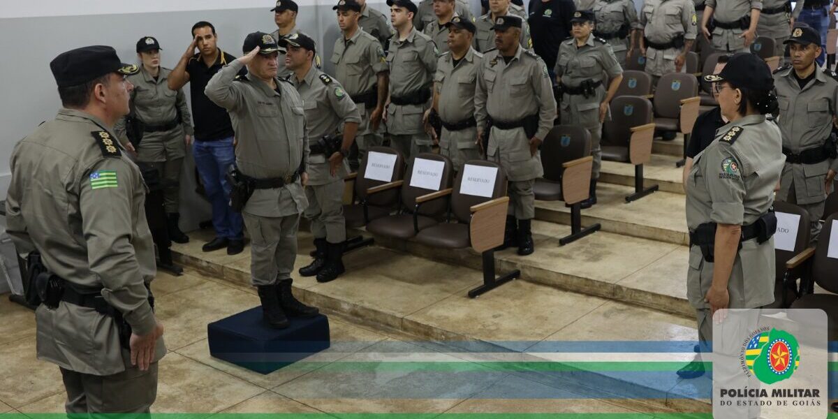 Solenidade de Passagem de Comando da Base Administrativa da PMGO