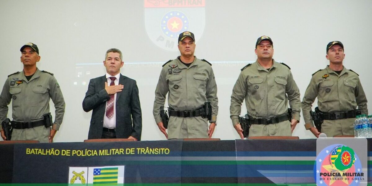 PMGO REALIZA FORMATURA DO 1º CURSO DE APRIMORAMENTO DE PREVENÇÃO E FISCALIZAÇÃO DE TRÂNSITO (CPTRAN)