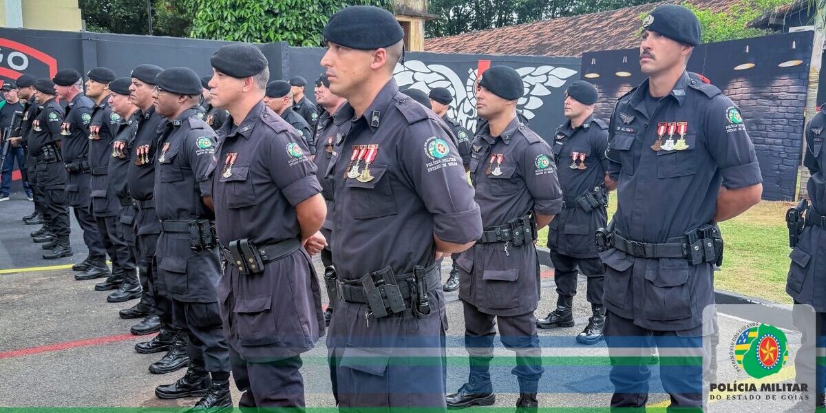 PMGO CONDECORA POLICIAIS MILITARES DA 8ª CIPM/CPE – 9° CRPM – DESTAQUES NA SEGURANÇA PÚBLICA