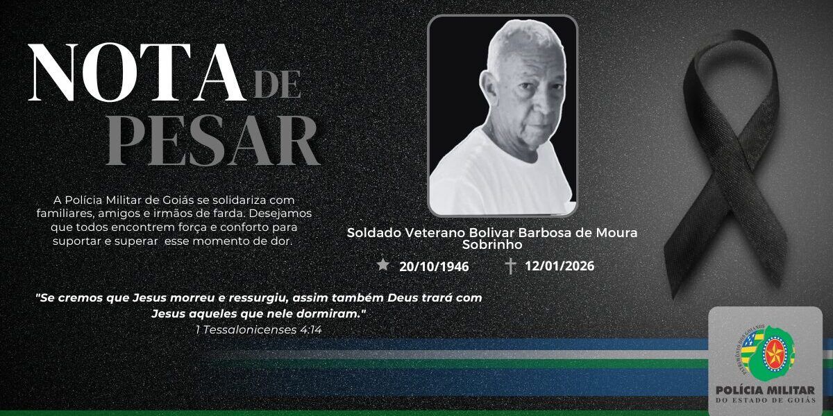 NOTA DE FALECIMENTO – SOLDADO VETERANO BOLIVAR BARBOSA DE MOURA SOBRINHO