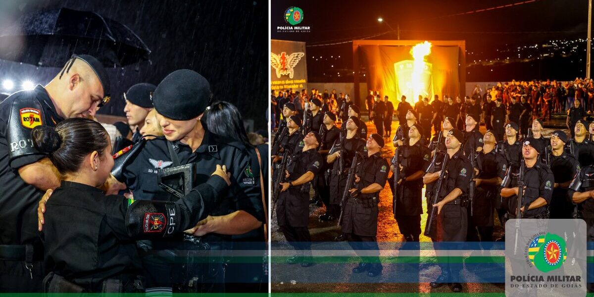 PMGO REALIZA SOLENIDADE DE FORMATURA DO 44º CURSO DE PATRULHAMENTO TÁTICO E AÇÕES ESPECIALIZADAS DE POLÍCIA – CPT