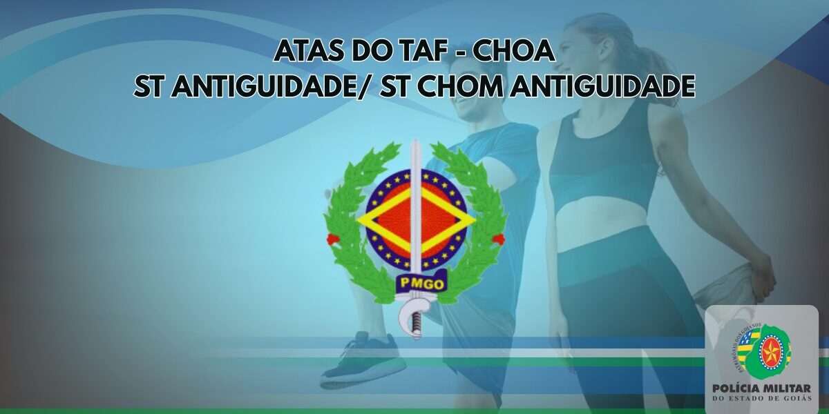 ATAS DO TAF – CHOA ST ANTIGUIDADE/ ST CHOM ANTIGUIDADE