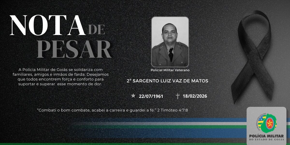NOTA DE FALECIMENTO – 2º SARGENTO LUIZ VAZ DE MATOS