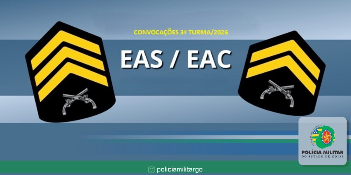 CONVOCAÇÕES EAS/EAC 3ª TURMA/2026