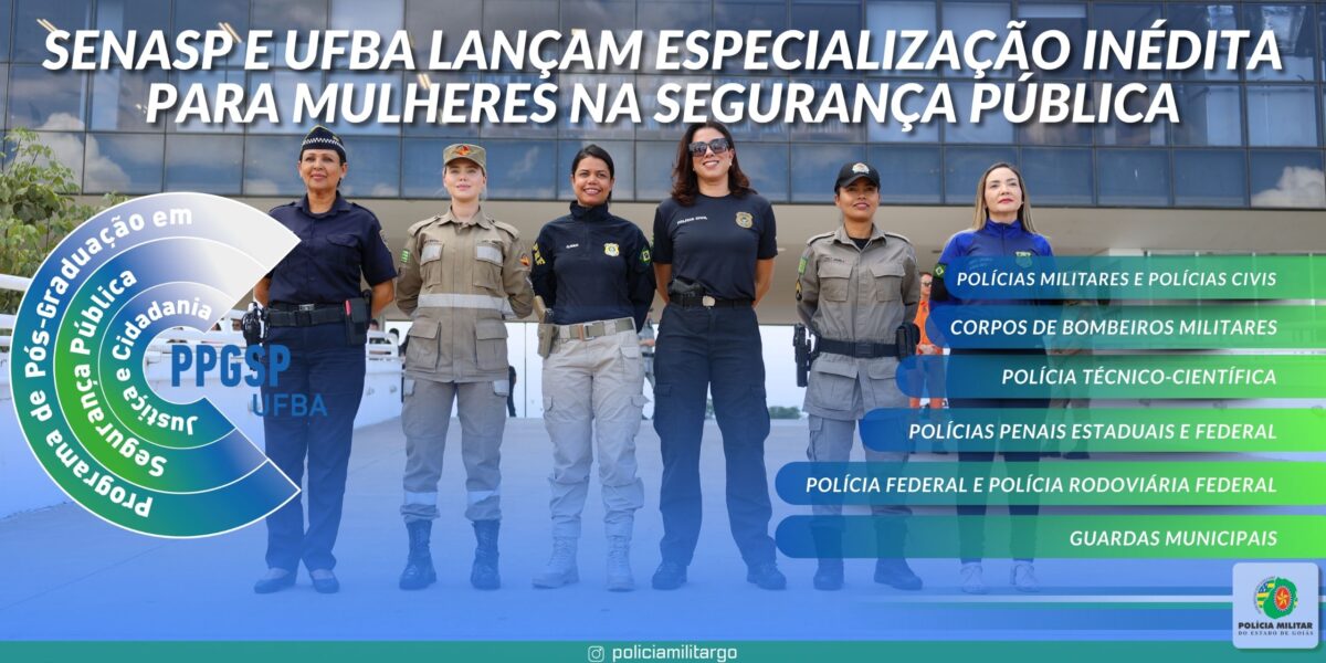 PÓS-GRADUAÇÃO LATO SENSU EM GESTÃO E LIDERANÇA PARA MULHERES NA SEGURANÇA PÚBLICA