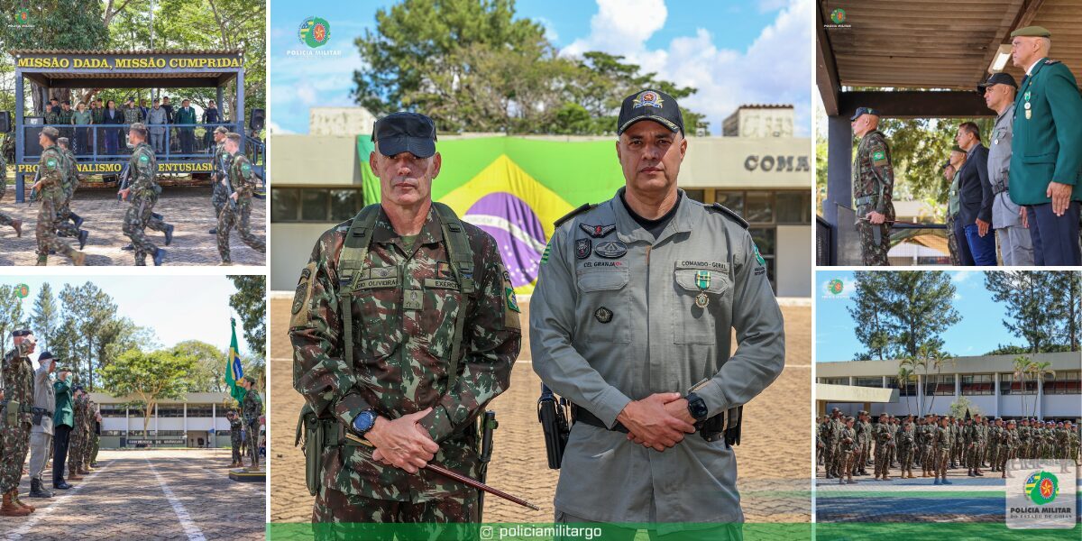 PMGO PARTICIPA DA COMEMORAÇÃO AO DIA DO EXÉRCITO NO COPESP