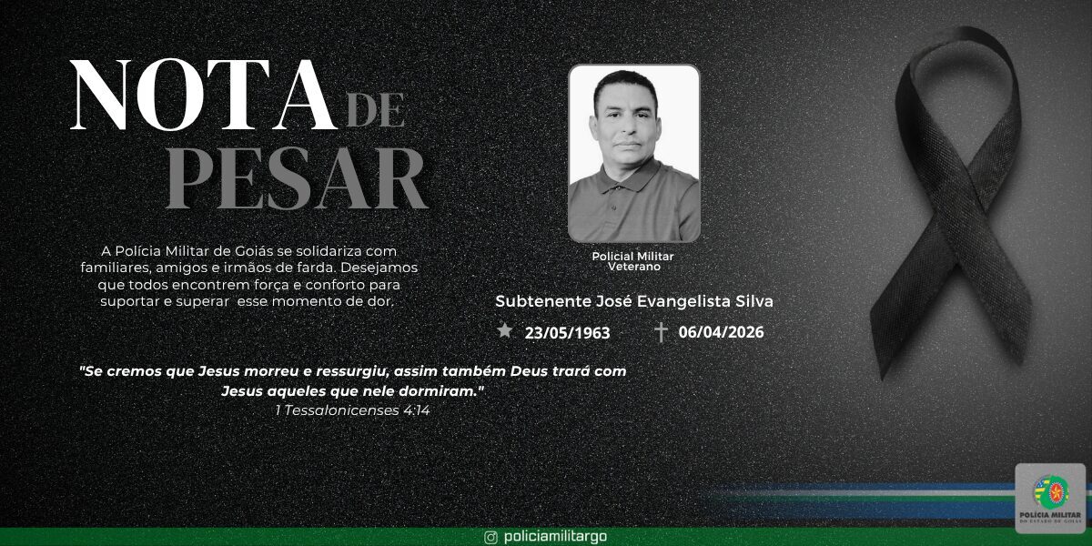 NOTA DE FALECIMENTO – SUBTENENTE VETERANO JOSÉ EVANGELISTA SILVA