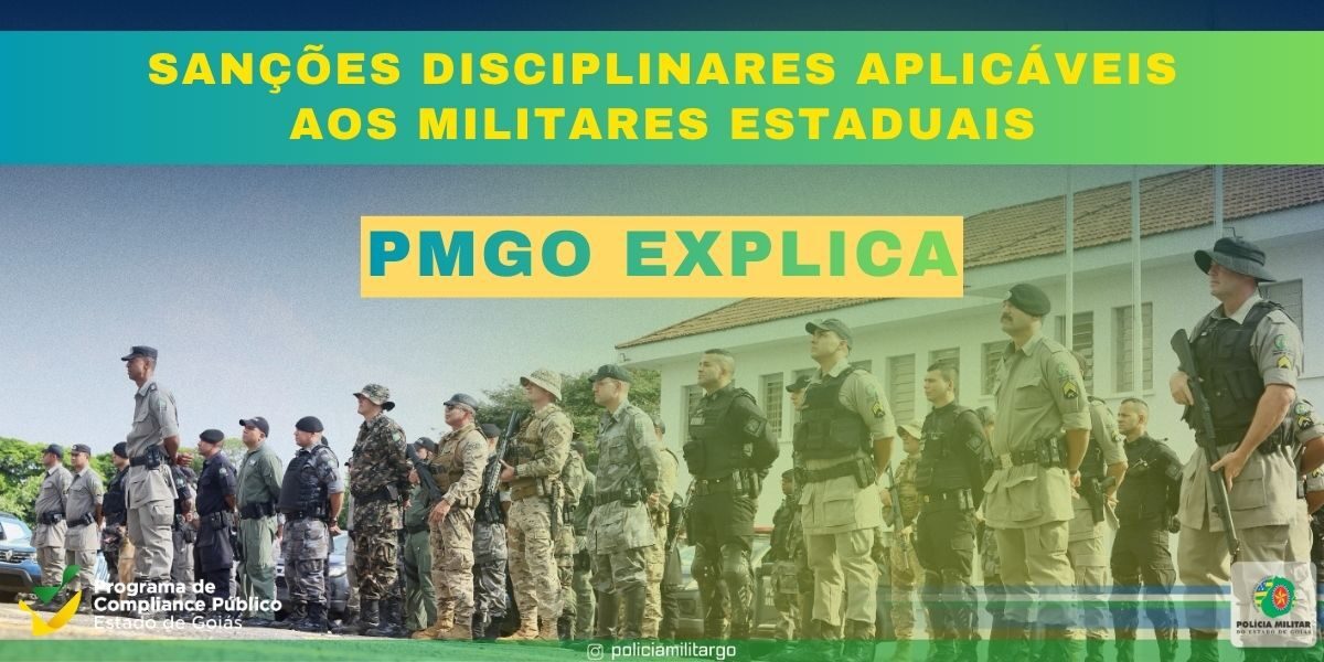 SANÇÕES DISCIPLINARES APLICÁVEIS AOS MILITARES ESTADUAIS