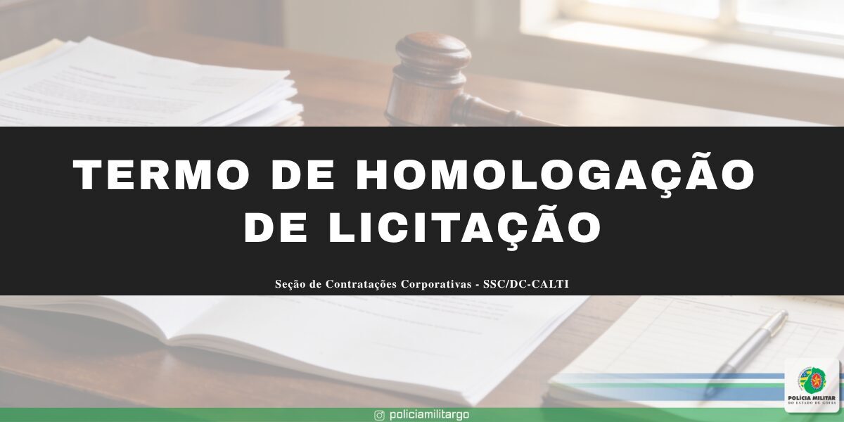 TERMO DE JULGAMENTO E HOMOLOGAÇÃO PREGRÃO ELETRÔNICO N.º 04/2026-PMGO