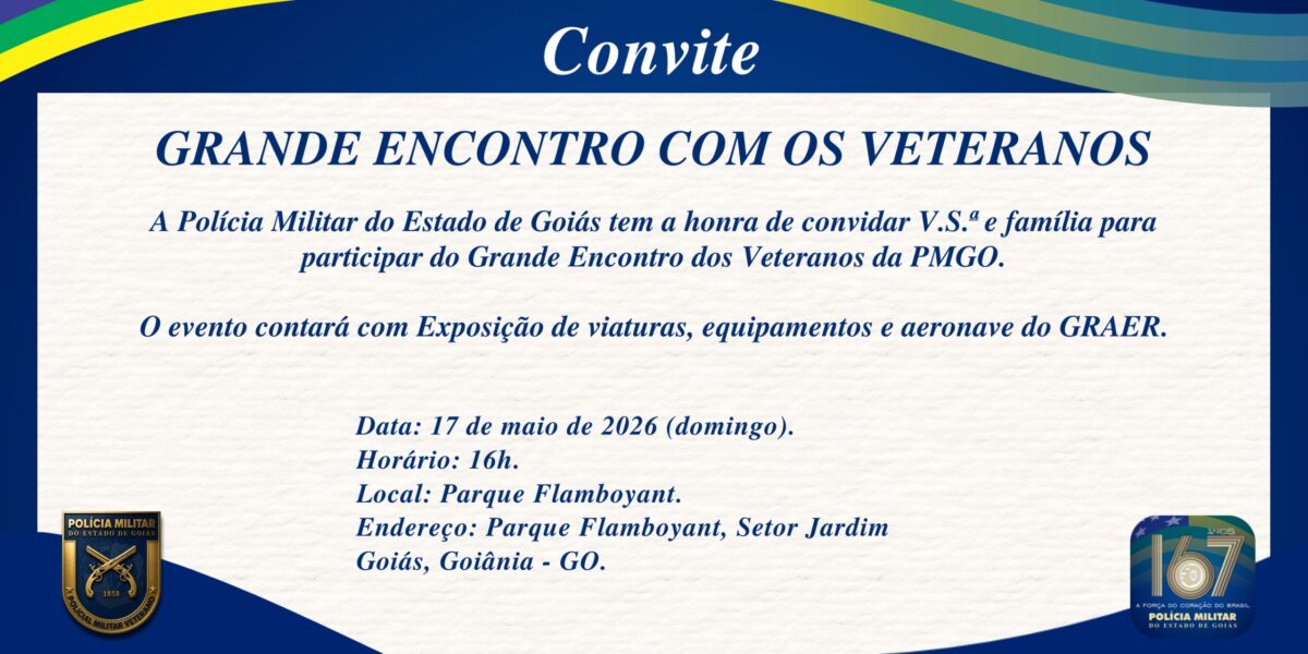 CONVITE – GRANDE ENCONTRO DOS VETERANOS 2026