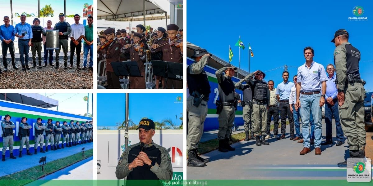 PMGO INAUGURA 2º BPMRURAL EM URUAÇU