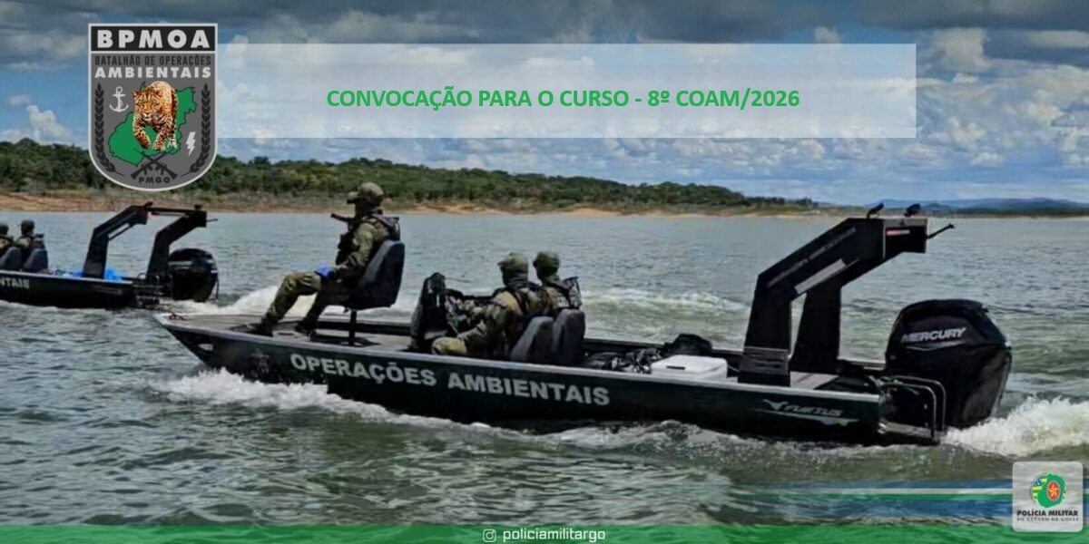 Convocação para o curso – 8º COAM/2026.