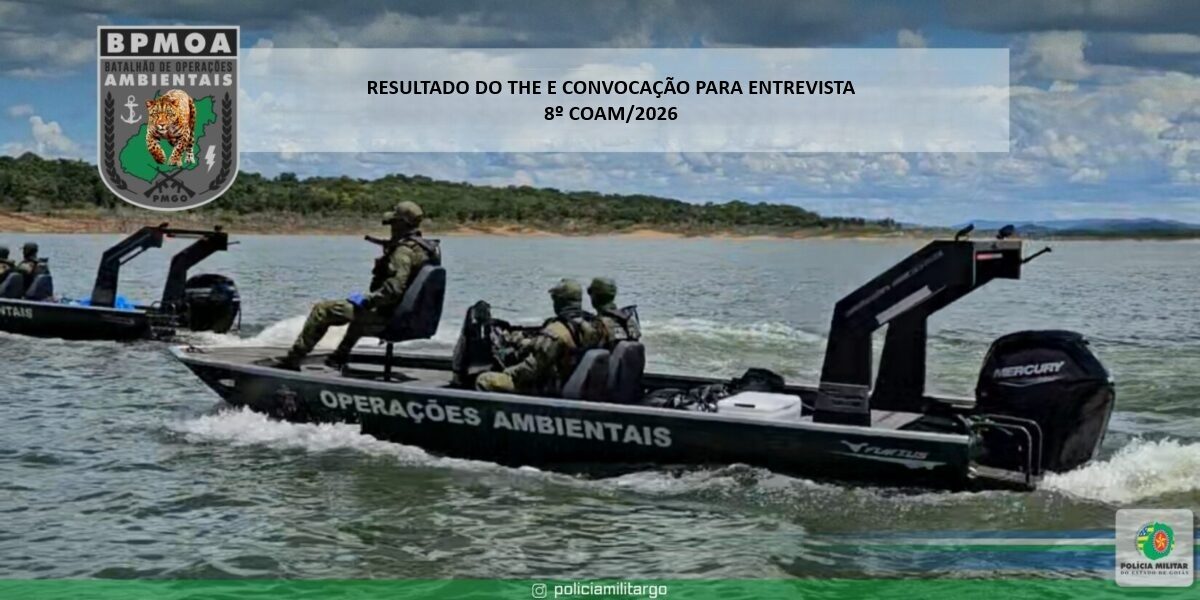Resultado do THE e Convocação para entrevista – 8º COAM/2026.