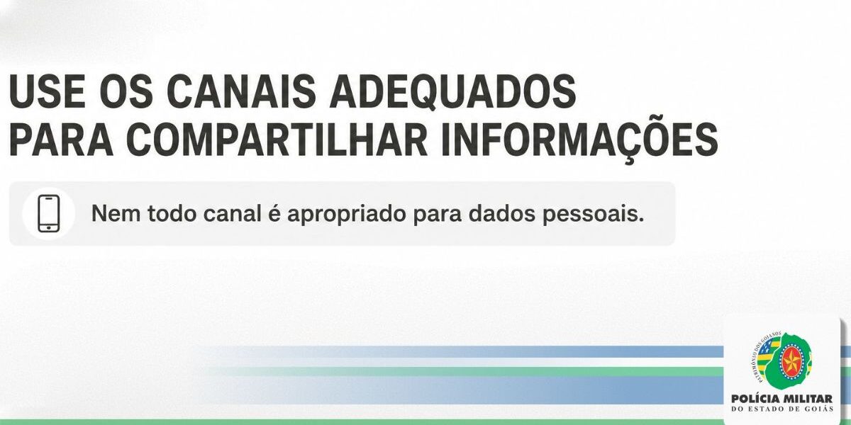 USE OS CANAIS ADEQUADOS PARA COMPARTILHAR INFORMAÇÕES