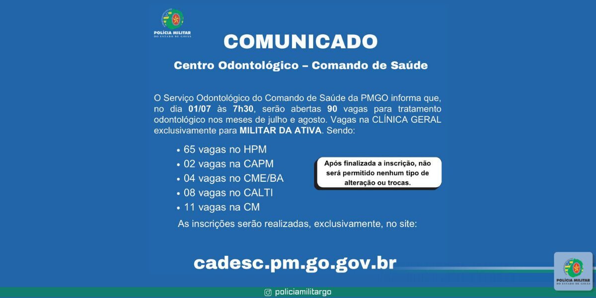 DIVULGAÇÃO DE INFORMATIVO DO SERVIÇO ODONTOLÓGICO