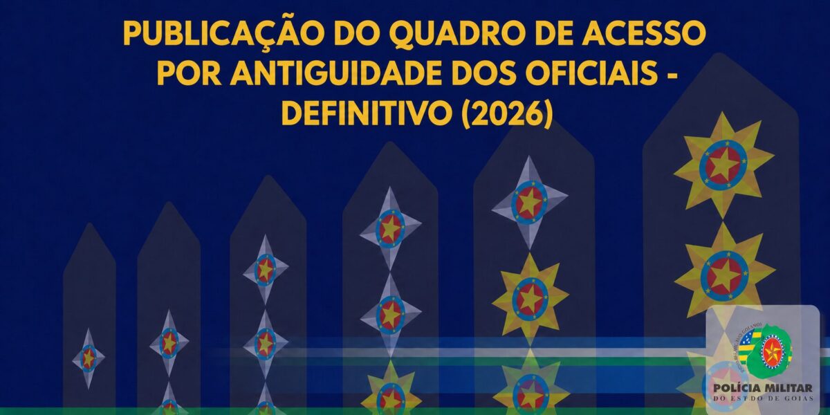 PUBLICAÇÃO DO QUADRO DE ACESSO POR ANTIGUIDADE DOS OFICIAIS – DEFINITIVO (2026)