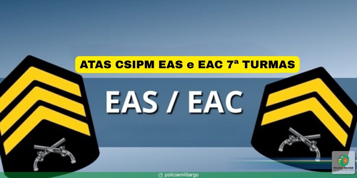 ATAS EAS e EAC 7ª TURMAS