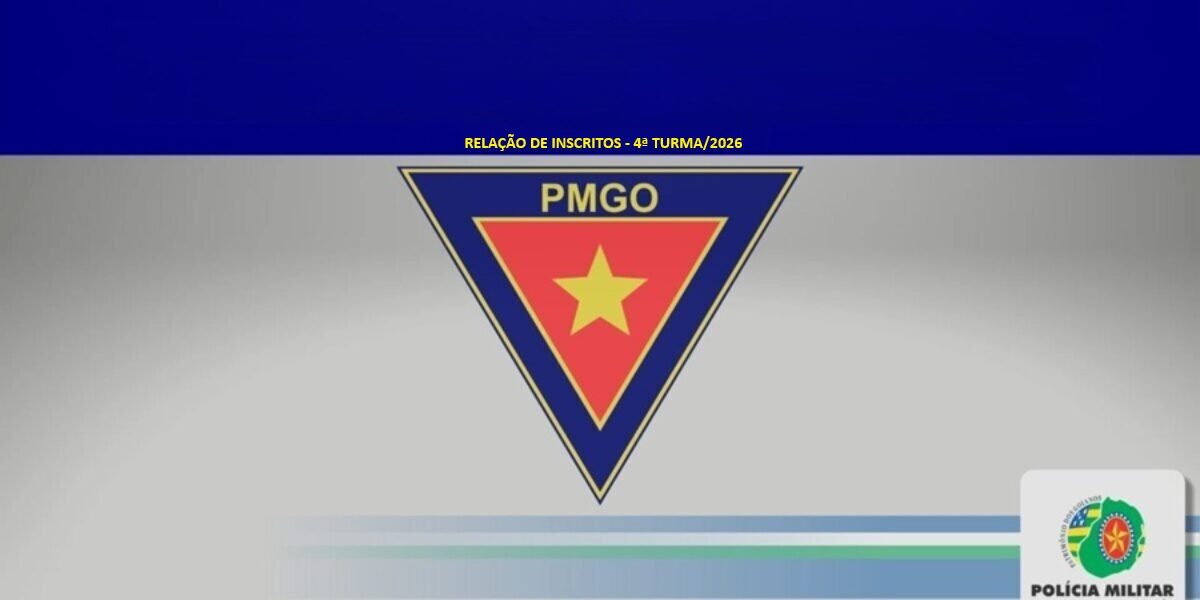 Relação de inscritos ao CAS 4ª turma/2026.