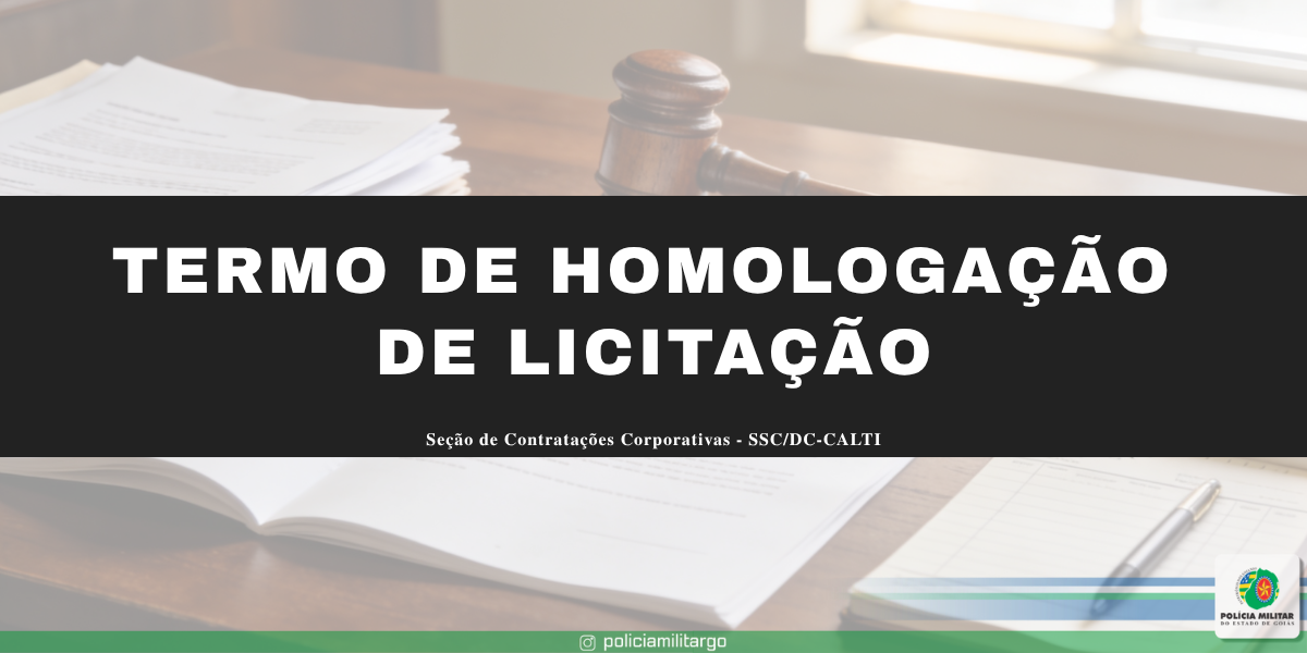 TERMO DE JULGAMENTO E HOMOLOGAÇÃO   PREGÃO ELETRÔNICO nº 09/2026/PMGO