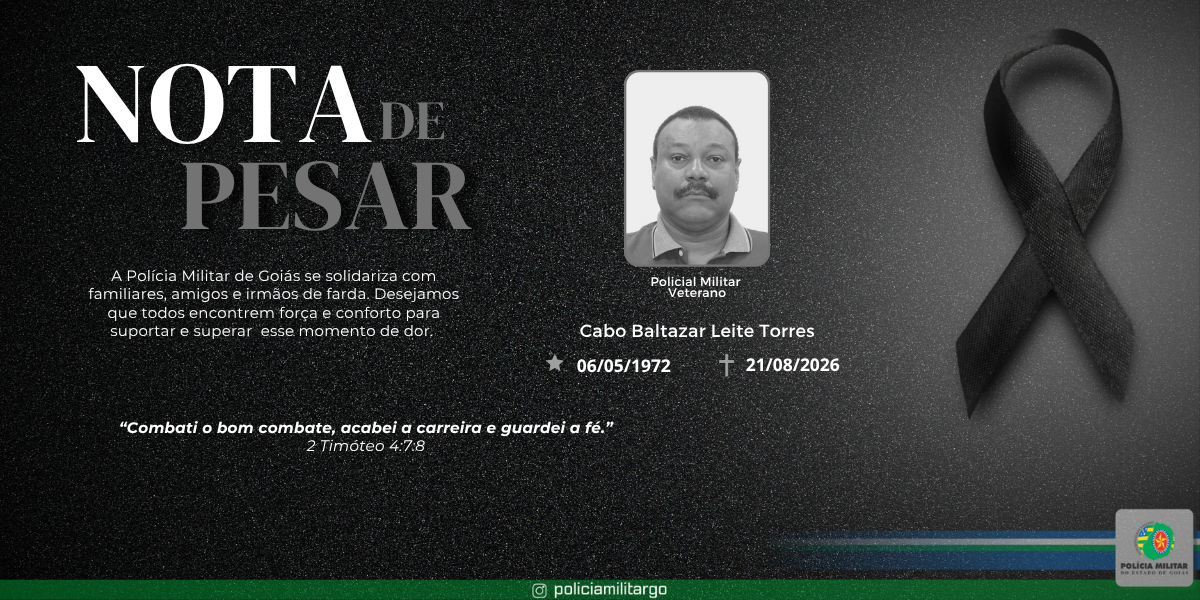 NOTA DE FALECIMENTO – CABO BALTAZAR LEITE TORRES