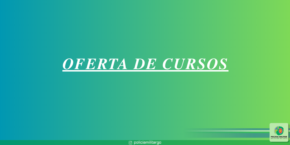 OFERTA ACADÊMICA DE CURSO INTERNACIONAL DE ESPECIALIZAÇÃO ANTIDROGAS