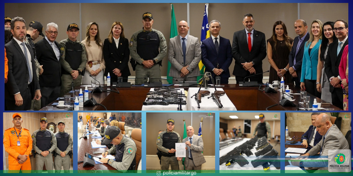 SOLENIDADE DE ENTREGA DE ARMAS DOADAS PELO TJGO
