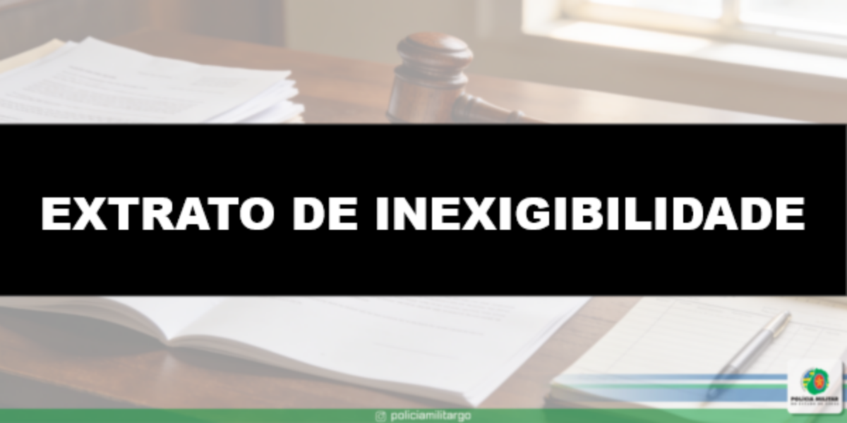 EXTRATO DO ATO DE INEXIGIBILIDADE DE LICITAÇÃO Nº 01/2026-PMGO