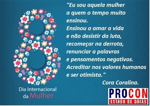 Procon Goiás deseja Feliz Dia das Mulheres!