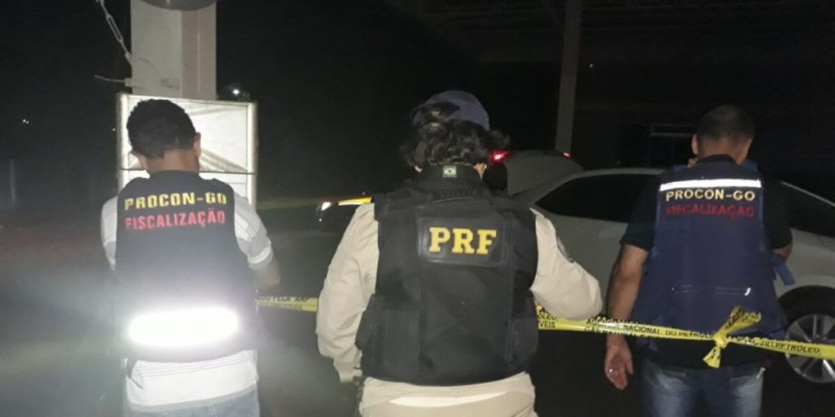 Procon Goiás participa de operação conjunta para recuperar combustível roubado