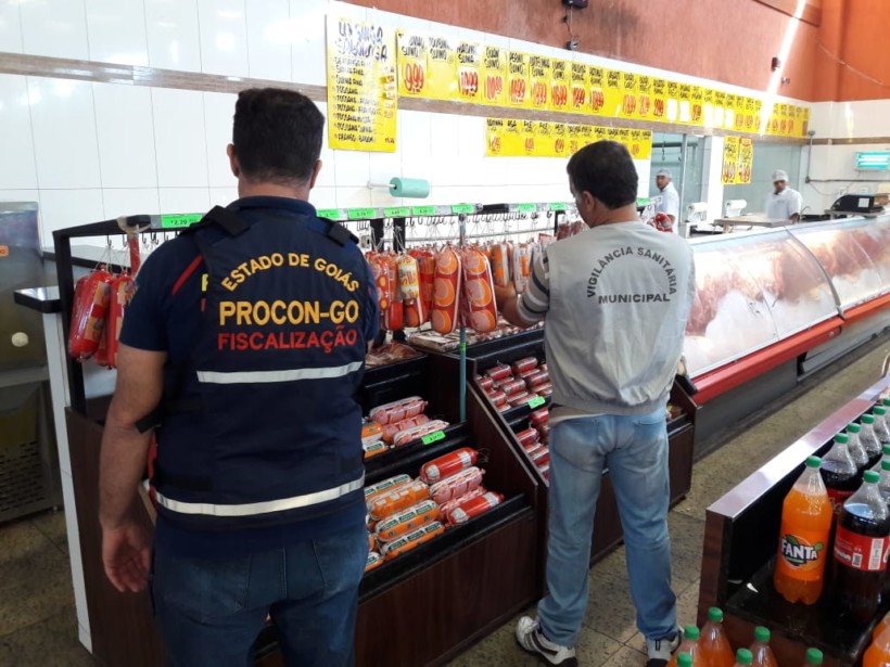 Procon Goiás participa de fiscalização conjunta em Supermercado no Jardim Guanabara