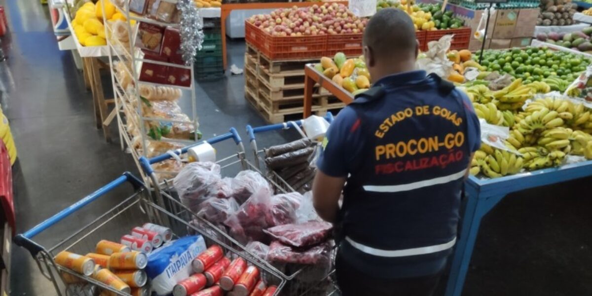 Procon Goiás apreendeu mais de 19 toneladas de produtos impróprios para o consumo em 2019