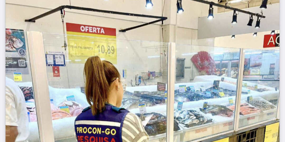 Durante a Quaresma, Procon Goiás realiza pesquisa de preço dos pescados