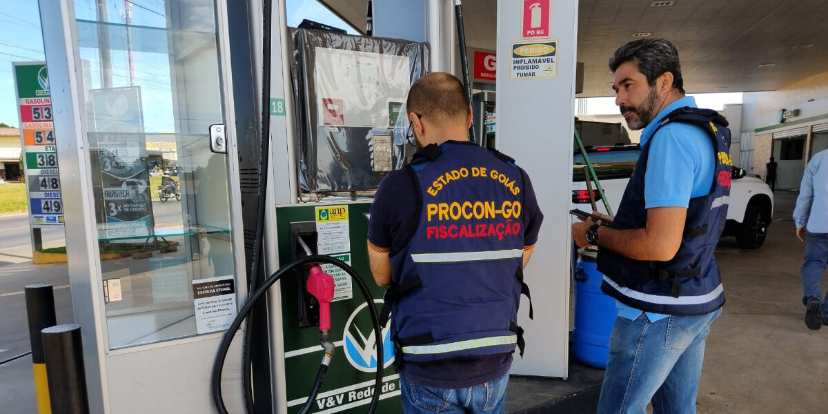 Procon Goiás notifica 18 postos de combustíveis em Goiânia e Aparecida de Goiânia