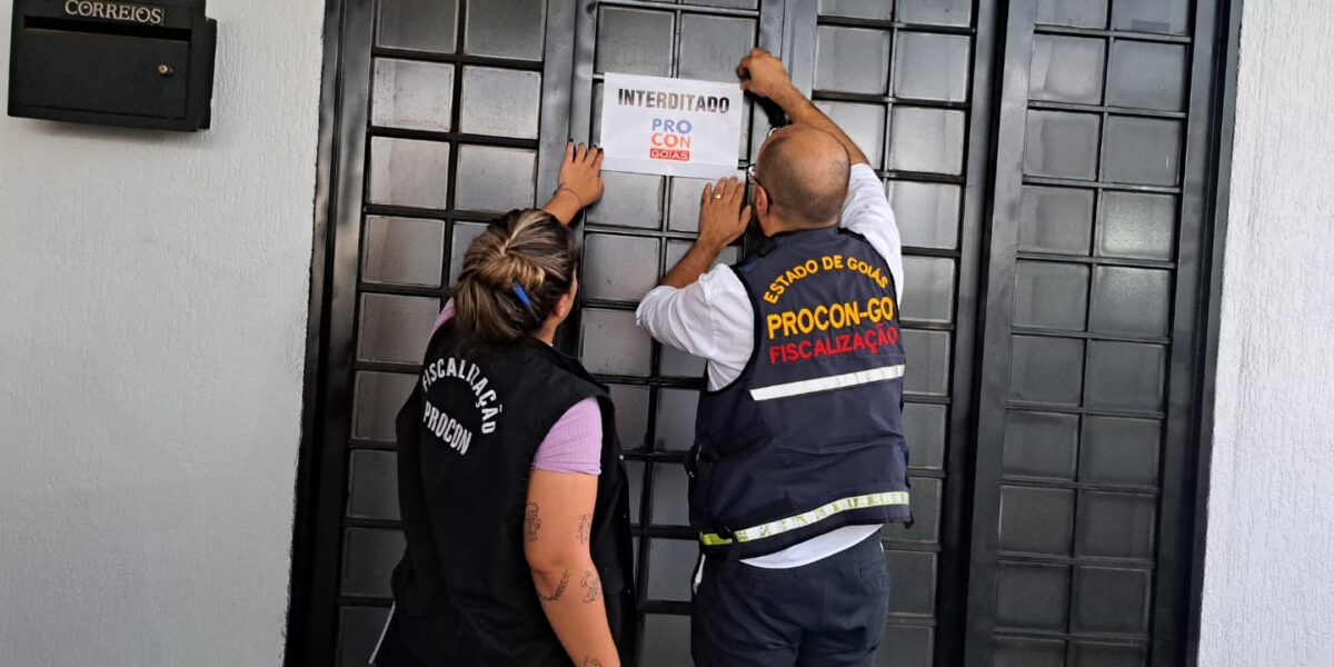 Em Rio Verde, mais uma empresa que opera o “falso financiamento” é interditada pelo Procon Goiás