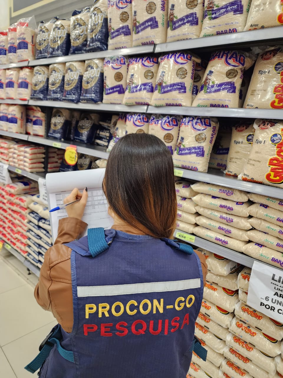 Pesquisa do Procon Goiás aponta variação de até 27% em preço de arroz