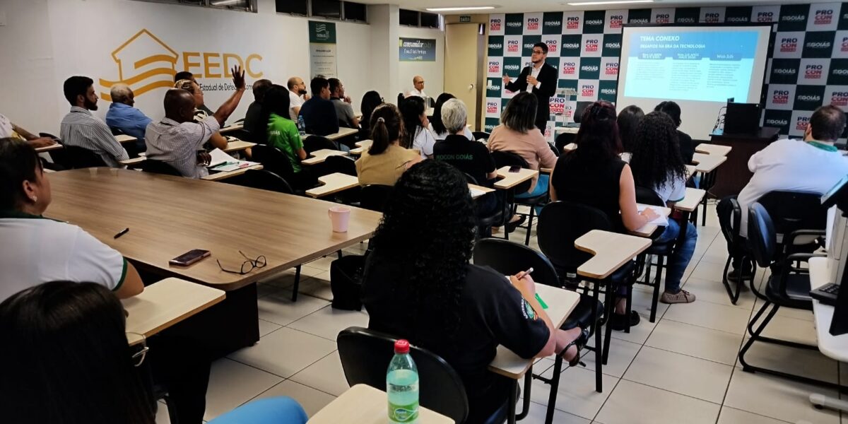 Servidores do Procon Goiás assistem palestra sobre combate a práticas abusivas contra o consumidor