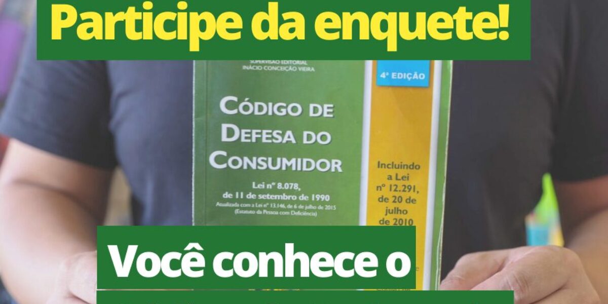 Nos 35 anos do CDC, Colegiado Nacional de Procons Estaduais cria enquete nacional para avaliar percepção de consumidores