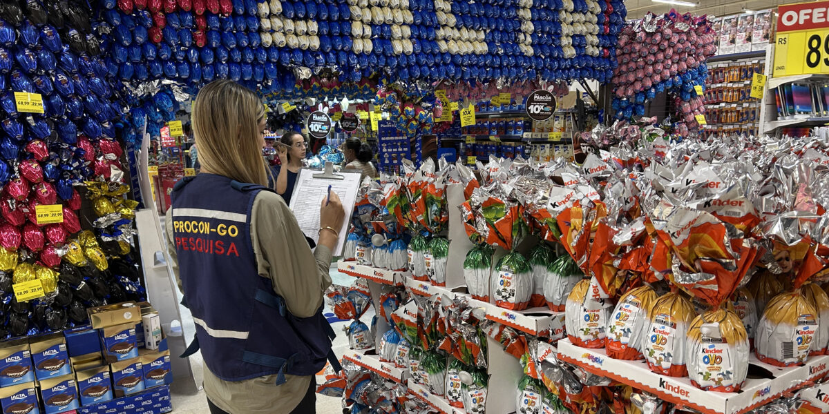 Pesquisa do Procon Goiás aponta variação de até 159% em preços de ovos de Páscoa