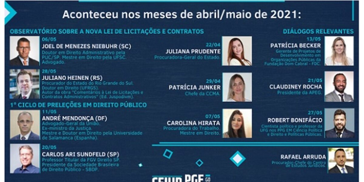 Cejur ofereceu programação online extensa em Maio