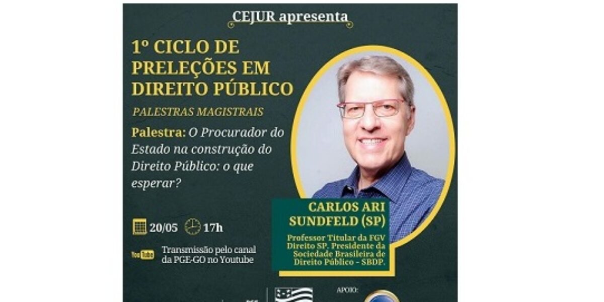 CEJUR realiza mais uma palestra online sobre Direito Público