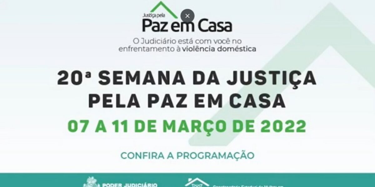 Procuradora-Geral participa da abertura da 20ª Semana da Justiça pela Paz em Casa