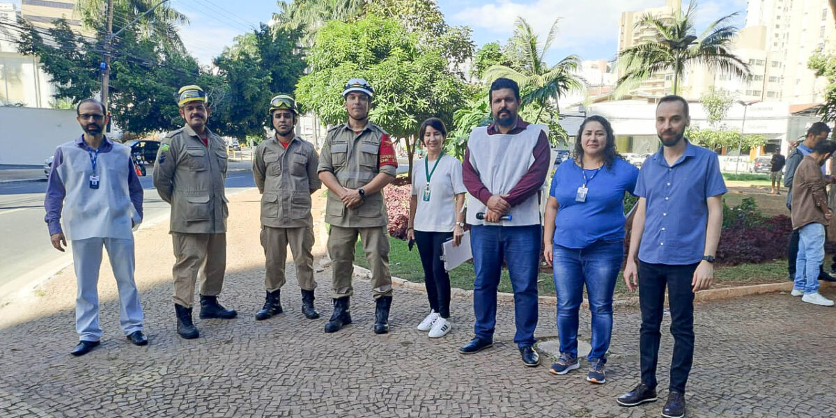 PGE-GO promove simulado de desocupação da sede como medida de prevenção